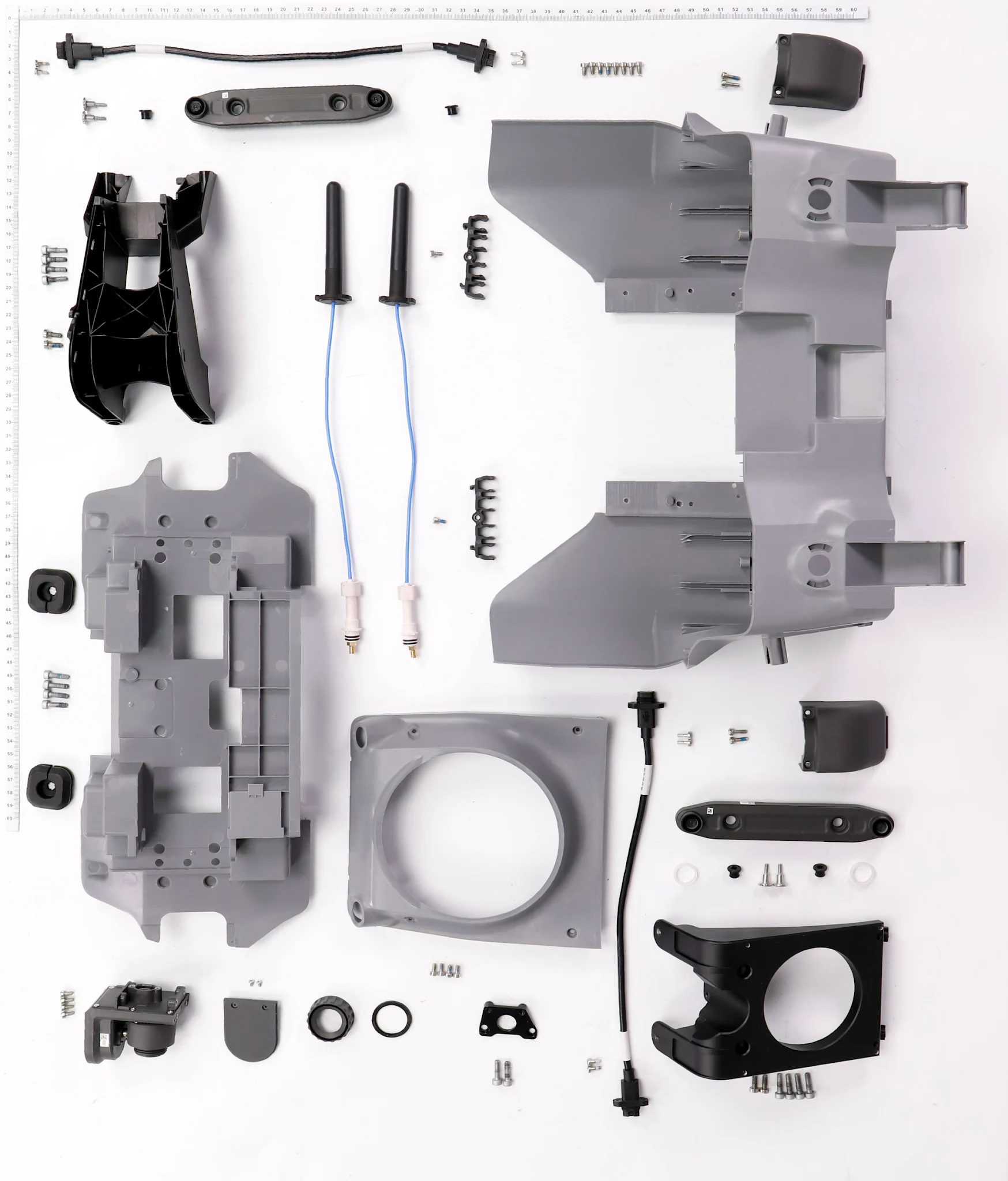 Diagrama de partes Bastidor delantero DJI Agras T25