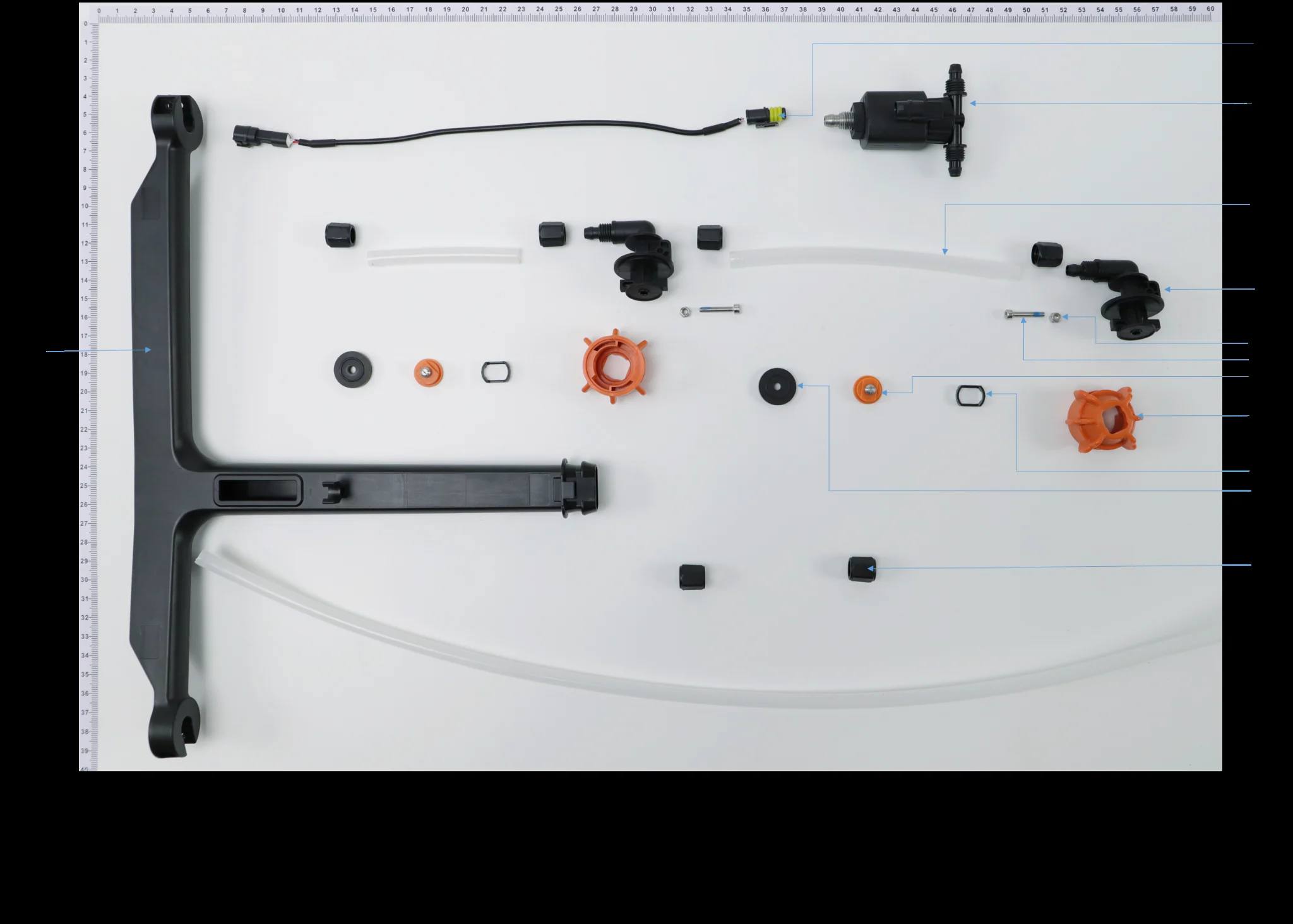 Diagrama de partes M2 Spray Lance DJI Agras T30