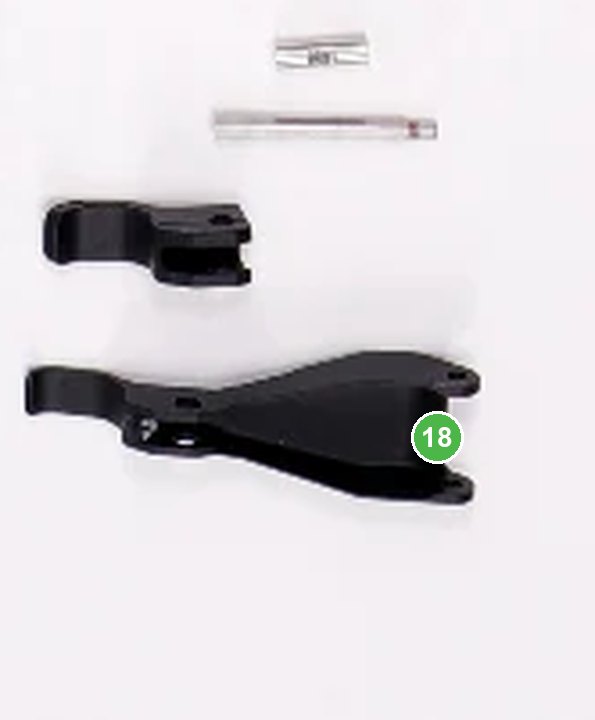 Seguro de Brazo - T40 señalada con el número 18 en el diagrama de despiece del DJI Agras T40