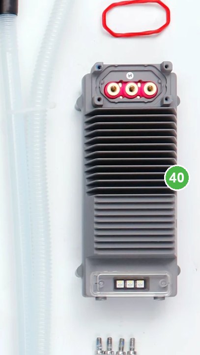 Módulo ESC señalada con el número 40 en el diagrama de despiece del DJI Agras T70P