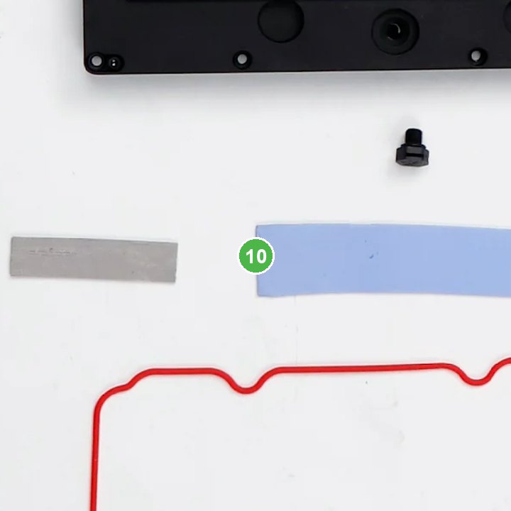 Almohadilla Conductora Térmica (162 × 23,5 mm) señalada con el número 10 en el diagrama de despiece del DJI Agras T100