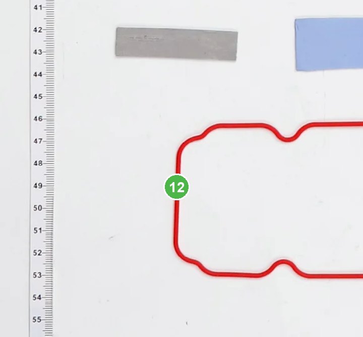 Anillo de Sellado del Módulo de Electrónica Aérea señalada con el número 12 en el diagrama de despiece del DJI Agras T100