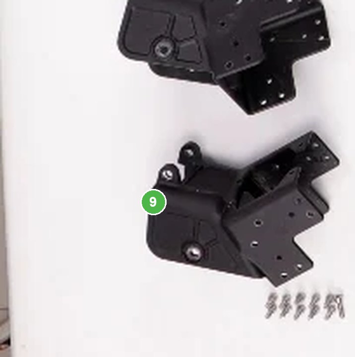 Conector de Brazo M4 T20P señalada con el número 9 en el diagrama de despiece del DJI Agras T20P