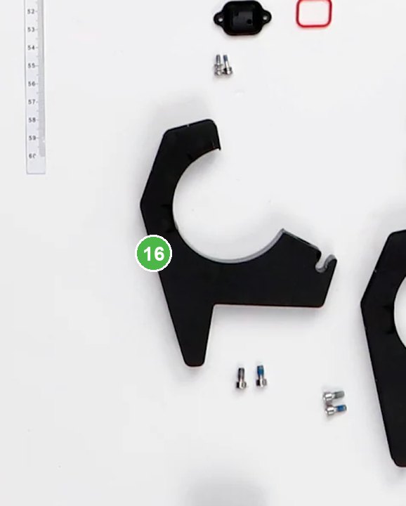 Soporte de la Bomba de Impulsor señalada con el número 16 en el diagrama de despiece del DJI Agras T100