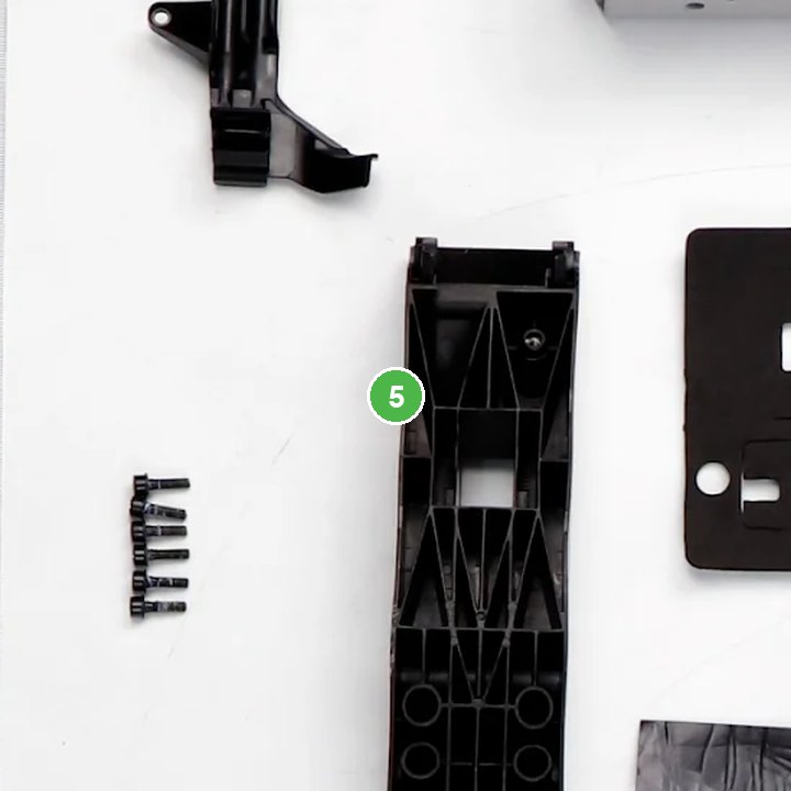 Soporte FPV señalada con el número 5 en el diagrama de despiece del DJI Agras T100