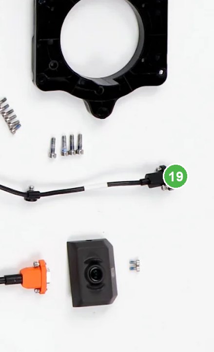 Cable de Señal de Radar Delantero señalada con el número 19 en el diagrama de despiece del DJI Agras T100
